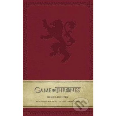 Game of Thrones Ruled Journal: House of Lannister - Insight Editions – Hledejceny.cz