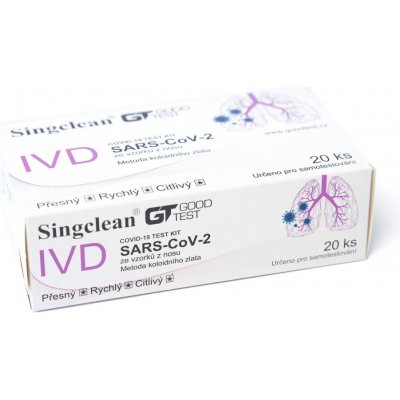 Hangzhou Singclean COVID-19 Test Kit Colloidal Gold Method Nasal Swab 20 ks – Zboží Mobilmania