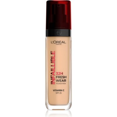 L'Oréal Paris Infaillible 32H Fresh Wear dlouhotrvající tekutý make-up 220 Sable Sand 30 ml – Hledejceny.cz