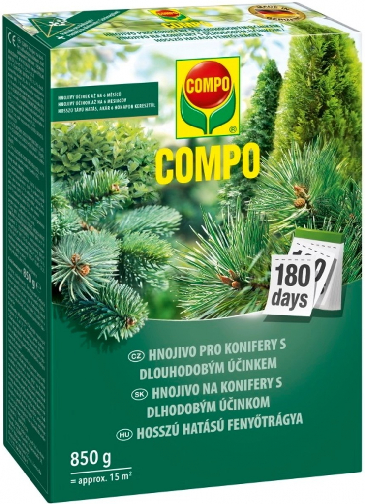Compo Hnojivo pro konifery s dlouhodobým účinkem 850 g