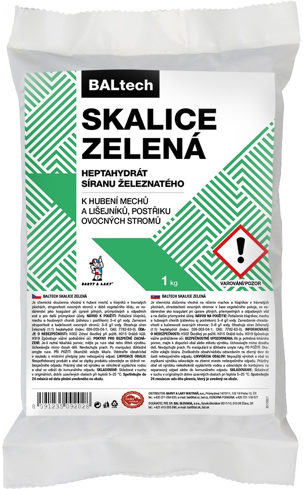 BALtech Zelená skalice 1 kg