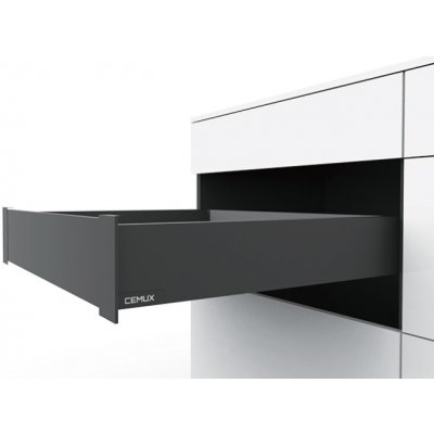 Cemux H Box SLIM zásuvka antracit H84/400 mm – Zboží Dáma