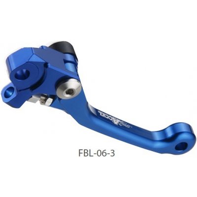 ACCEL výklopná brzdová páčka YAMAHA YZF 250 07-22, YZF 450 08-22, YZ125/250 08-22 barva světle modrá | Zboží Auto
