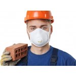 Mezorrison 10x Prémiový respirátor FFP3 Bílý s ventilem – Zboží Dáma