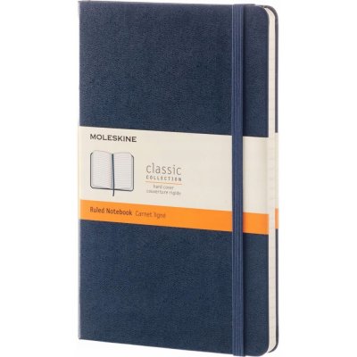 Moleskine Zápisník L tvrdé desky modrý linkovaný A5 120 listů – Hledejceny.cz