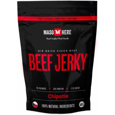 Maso Here Beef Jerky Chipotle 40 g – Hledejceny.cz