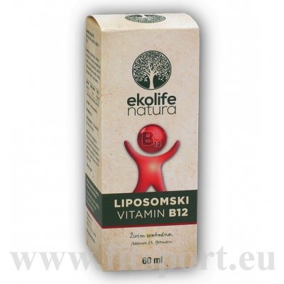 Ekolife Natura Liposomal Vitamin B12 60ml + volitelný dárek
