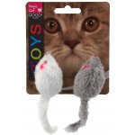 Magic Cat hračka myšky chrastící s catnipem 11 cm 2 ks – Hledejceny.cz