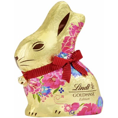 Lindt Zlatý zajíček s květinkami mléčná čokoláda 100 g – Zbozi.Blesk.cz