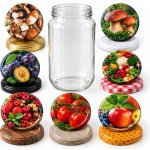 Koszyckie Skleněná zavařovací sklenice Sklenice se šroubovacím uzávěrem 30 ks x 720 ml – Hledejceny.cz