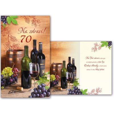 Blahopřání 70 - Na zdraví! – Sleviste.cz