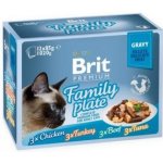 Brit cat Premium D Fillets jelly Family Plate 1 kg – Hledejceny.cz