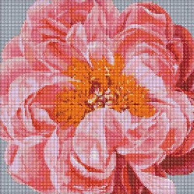 Ideyka Diamantové malování Růžový květ 40 х 40 cm