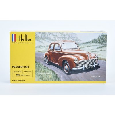 Heller Peugeot 203 stavebnice 1:43