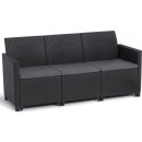 Keter MARIE 3 SEATERS SOFA grafit