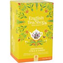 Čaj English Tea Shop Bio čaj CITRONOVÁ TRÁVA ZÁZVOR A CITRUSY 20 sáčků