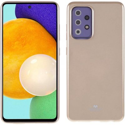 Pouzdro Mercury Jelly pro Galaxy A52 5G Zlaté