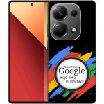 mmCase na Xiaomi Redmi Note 13 Pro 4G/Poco M6 Pro - žena ví všechno černé pozadí – Zboží Živě