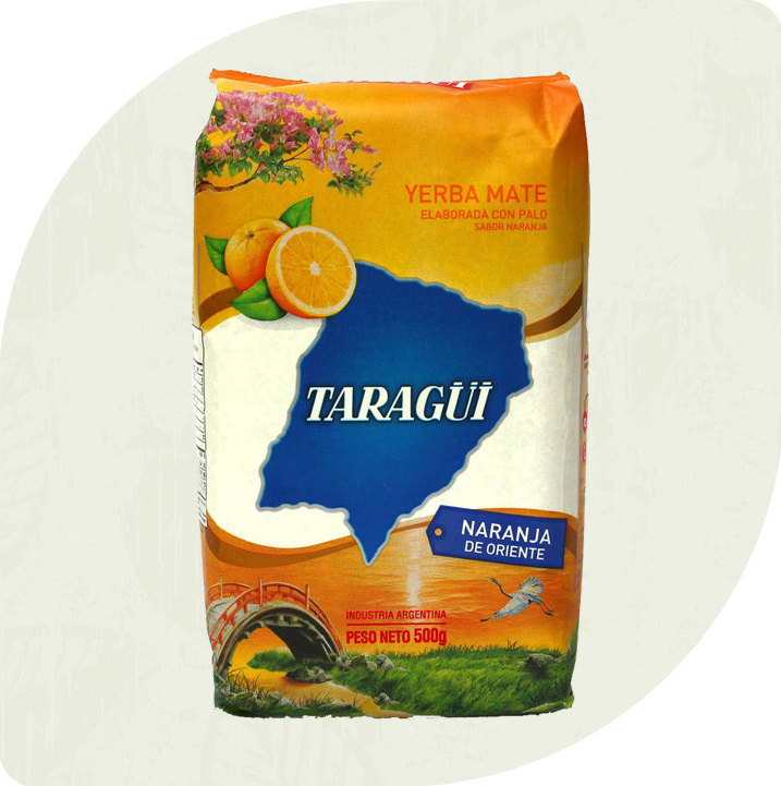 Taragui Yerba Maté Naranja de Oriente 500 g