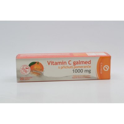 Galmed Vitamin C 1000 mg Pomeranč 20 tablet – Zboží Mobilmania
