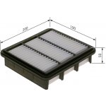 Vzduchový filtr BOSCH F 026 400 063 (F026400063) – Hledejceny.cz