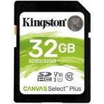 Kingston Canvas Select Plus microSDHC 32GB SDCS2/32GB – Zbozi.Blesk.cz