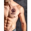 Žertovný předmět Mister B Temporary Tattoo WOOF, nalepovací tetování