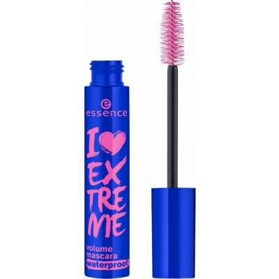 Essence I Love Extreme Crazy Volume Mascara Waterproof voděodolná řasenka Black 12 ml – Sleviste.cz