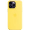 Pouzdro a kryt na mobilní telefon Apple Pouzdro iPhone 14 Pro Max Silicone Case with MS - C.Yellow