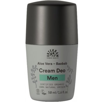 Urtekram Men krémový deodorant s aloe a baobabem BIO 50 ml