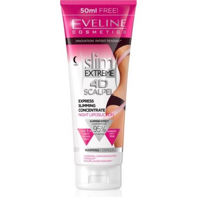 Eveline Cosmetics Slim Extreme 4D Scalpel superkoncentrované noční sérum s hřejivým účinkem 250 ml – Zboží Dáma