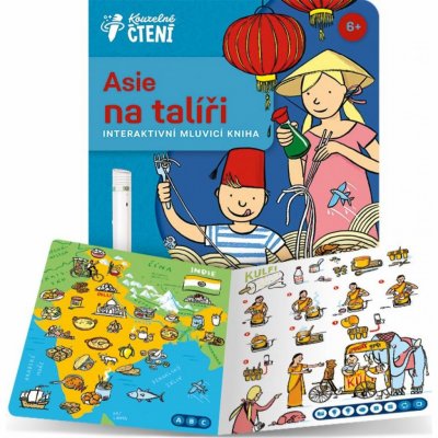 Albi Kouzelné čtení Kniha Hravá kuchařka Asie na talíři – Hledejceny.cz