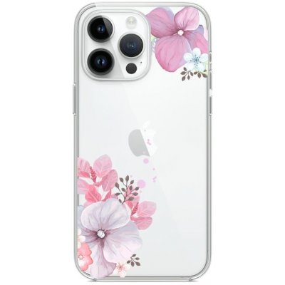 Pouzdro TopQ iPhone 14 Pro Max Violet Blossom