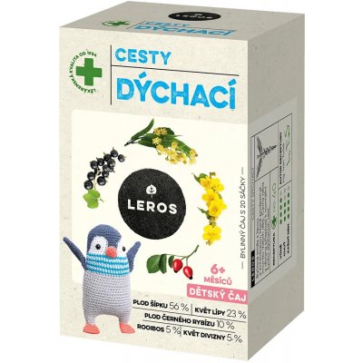 Leros cesty dýchací nálevové sáčky 20 x 2 g – Hledejceny.cz