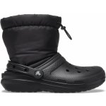 Crocs Classic Lined Neo Puff Boot black/black – Zboží Dáma