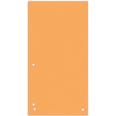 DONAU oranžový, papírový, 1/3 A4, 235 x 105 mm - balení 100 ks