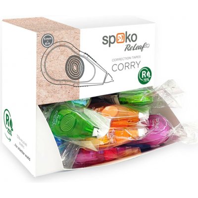 Spoko ReLeaf Corry mini opravný strojek, 5 mm x 6 m, box, mix barev – Sleviste.cz
