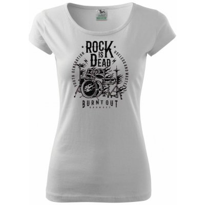 Rock Is Dead 2 pure dámské triko bílá
