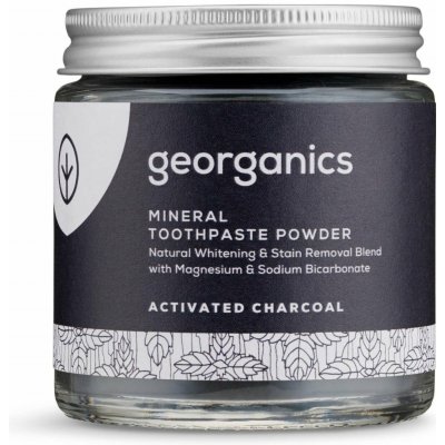 Georganics Minerální zubní prášek s aktivním uhlím 60 ml – Hledejceny.cz