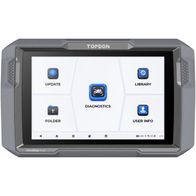 TOPDON diagnostické zařízení UltraDiag Moto Barva: Šedá – Sleviste.cz