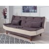 Pohovka Atelier del Sofa 3-místná KelebekAnthracite, Cream, Antracitová, Krémová