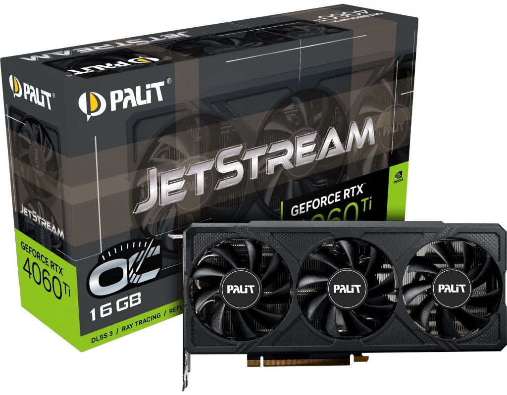 Palit GeForce RTX 4060 Ti JetStream OC 16GB GDDR6 NE6406TU19T1-1061J