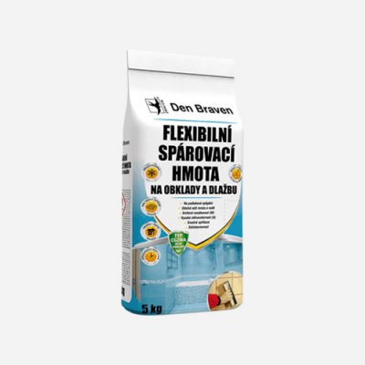 Flexibilní spárovací hmota 5kg BAHAMA na obklady a dlažbu DEN BRAVEN – Zboží Mobilmania