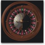 Vymalujsisam.cz Ruleta 50 x 50 cm Kulatá kartonová deska – Zboží Dáma