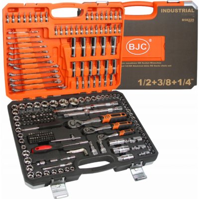 BJC Gola sada 216ks 1/2" 3/8" 1/4" B58229 – Sleviste.cz