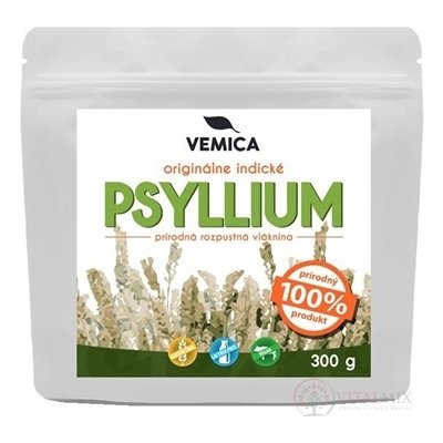 Vemica Psyllium originální indické prášek rozpustná vláknina 300 g – Hledejceny.cz