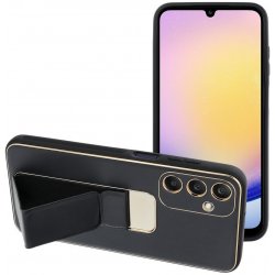 Forcell LEATHER Case Kickstand SAMSUNG Galaxy A25 5G černé