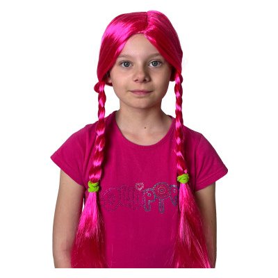 Paruka Lollipopz růžová – Zboží Dáma