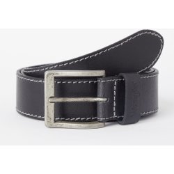 Wrangler kožený opasek W0081US01 STITCHED belt Black