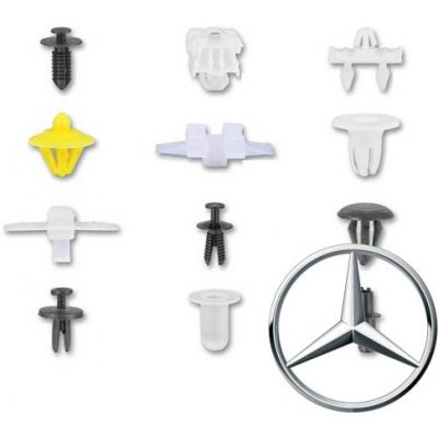 Pro-Tech shop Plastové spojovací kolíky a příchytky 270ks MERCEDES profi Asta A-TC013 10458 – Hledejceny.cz